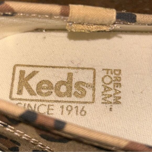 Keds Animal Print Slip On Canvas Loafer Casual Shoes - Picture 6 of 10